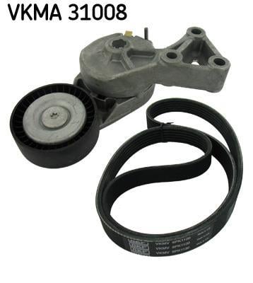 Kit de courroie d'accessoire (Courroie d’alternateur) SKF ref. VKMA 31008